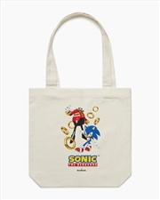 Buy Sonic Dont Stop Running Tote Bag - Natural