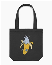 Buy Banana Dolphin Tote Bag - Black