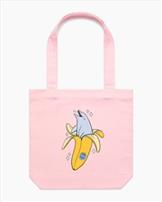 Buy Banana Dolphin Tote Bag - Pink