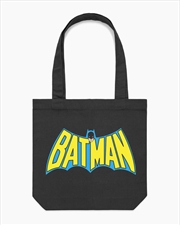 Buy Batman Batwing Logo Tote Bag - Black
