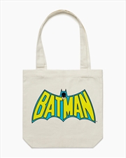 Buy Batman Batwing Logo Tote Bag - Natural