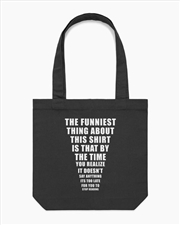 Buy By The Time Tote Bag - Black