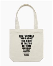 Buy By The Time Tote Bag - Natural