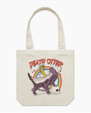 Buy Death Otter Tote Bag - Natural