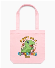 Buy Dont Be A Cuntasaurus Tote Bag - Pink