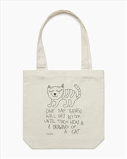Buy Drawing Of A Cat Tote Bag - Natural