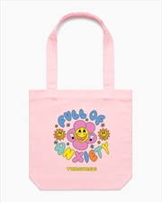 Buy Full Of Anxiety Tote Bag - Pink