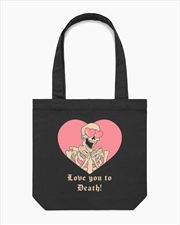Buy Heart Eyes Tote Bag - Black