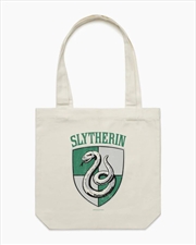 Buy Slytherin Crest Tote Bag - Natural