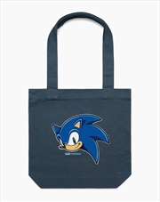 Buy Sonic Modern Face Tote Bag - Petrol Blue