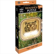 Buy Wooden Night Light Puzzle Tiger