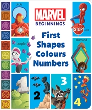 Buy First Shapes Colours Numbers (Marvel Beginnings)