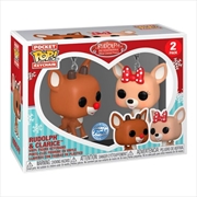 Buy Rudolph - Rudolph & Clarice US Exclusive Pop! Keychain 2-Pack [RS]