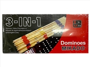 Buy 3-In-1 Dominoes/Mikado/Yatzy