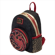 Buy Loungefly House Of The Dragon - All-Over Print House Targaryen Sigil Mini Backpack