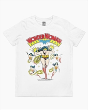 Buy Wonder Woman Kids Tee -  White -  Size 16
