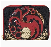 Buy Loungefly House Of The Dragon - All-Over Print House Targaryen Sigil Zip Around Wallet