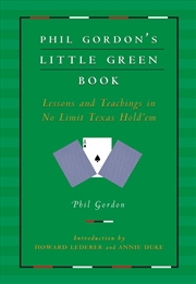 Buy Phil Gordon's Little Green Book