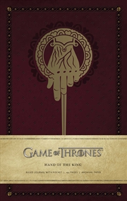 Buy Game of Thrones: Hand of the King Hardcover Ruled Journal 