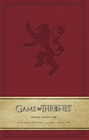 Buy Game of Thrones: House Lannister Hardcover Ruled Journal