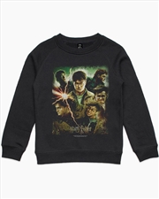Buy Harry Potter Vintage Kids Jumper - Black - Size 4