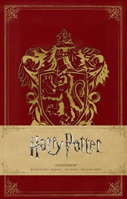 Buy Harry Potter: Gryffindor Ruled Pocket Journal 