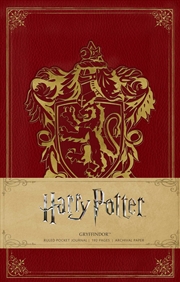 Buy Harry Potter: Gryffindor Ruled Pocket Journal 