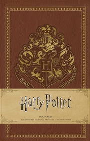 Buy Harry Potter: Hogwarts Ruled Pocket Journal 