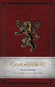 Buy Game of Thrones: House Lannister Ruled Notebook 