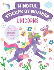 Buy Mindful Sticker By Number: Unicorns