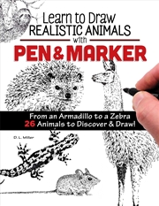 Buy Learn to Draw Realistic Animals with Pen and Marker