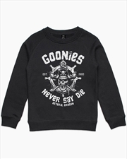 Buy Goonies Never Say Die Kids Jumper - Black - Size 12