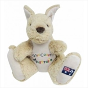 Buy 20cm Kangaroo W/Embroidery - Gold Coast