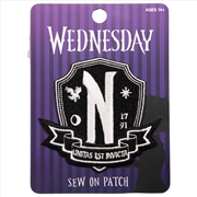 Buy Wednesday - Nevermore School Logo Patch