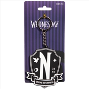 Buy Wednesday - Nevermore Crest Keychain