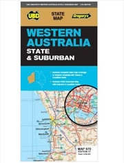 Buy Western Australia State & Suburban Map 670 17th ed
