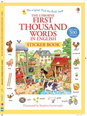 Buy First 1000 Words In English Sticker Book
