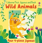 Buy Usborne First Jigsaws And Book Wild Animals