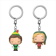 Buy Elf - Buddy & Jovie US Exclusive Pop! Keychain 2-Pack [RS]