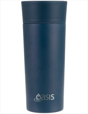 Buy Oasis Stainless Steel Double Wall Insulated Travel Mug 360ml - Navy