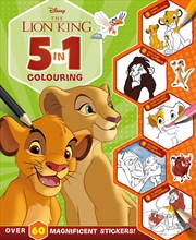 Buy The Lion King: 5 in 1 Colouring (Disney)