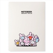 Buy Bt21 Spring White Notebook