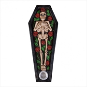 Buy Skeleton with Roses Coffin Cone & Incense Burner
