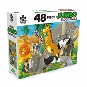 Buy 48 Piece Jumbo Floor Puzzle Wild Animals