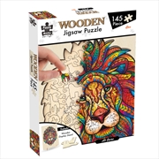 Buy 145 Piece Wooden Jigsaw Puzzle, Lion (A3 Series)