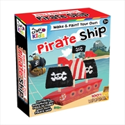Buy Make & Paint Your Own Pirate Ship