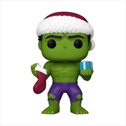 Buy Marvel Comics - Green Hulk Holiday US Exclusive Pop! Vinyl [RS]