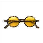 Buy London Mole Moley Sunglasses Gloss Grey Tortoise Shell / Yellow