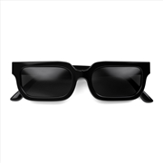Buy London Mole Icy Sunglasses Gloss Black / Black