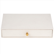 Buy Cassandra's Large Jewellery Box Drawer - The Luna Collection - White